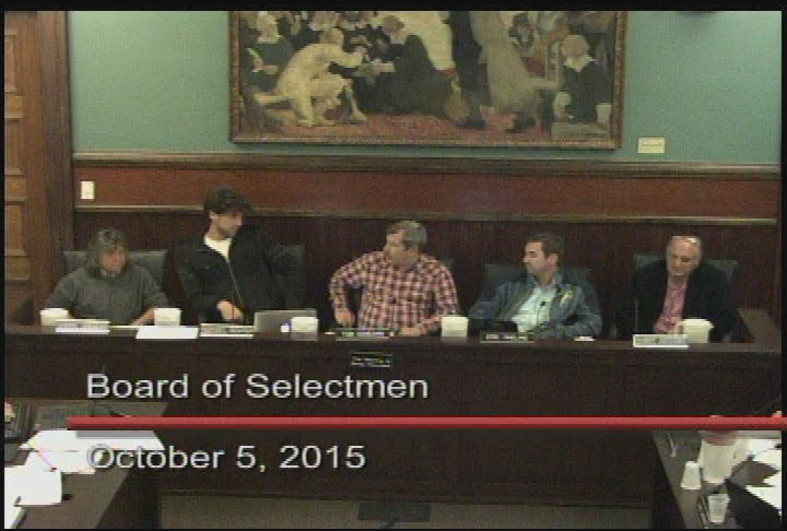 Thumbnail image for Provincetown Board of Selectmen 10/5/2015
