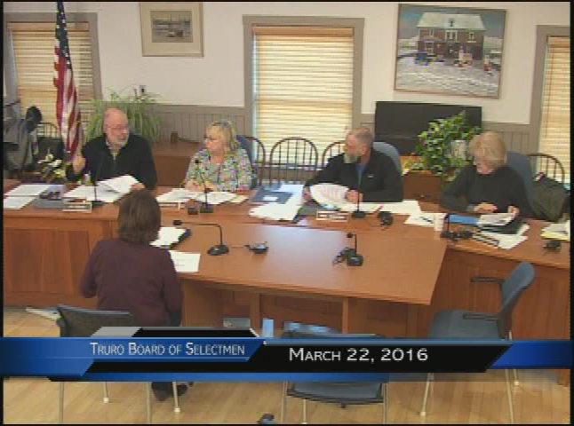 Thumbnail image for Truro Board of Selectmen 3/22/2016