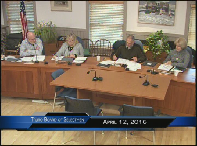 Thumbnail image for Truro Board of Selectmen 4/12/2016
