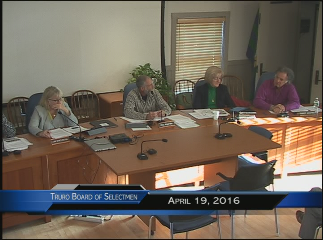 Thumbnail image for Truro Board of Selectmen 4-19-2016