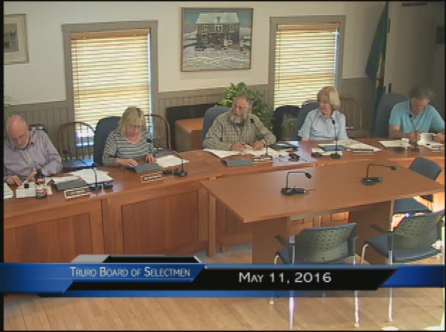 Thumbnail image for Truro Board of Selectmen 5-11-2016