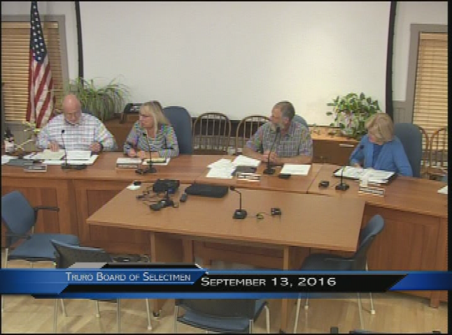 Thumbnail image for Truro Board of Selectmen 9-13-2016