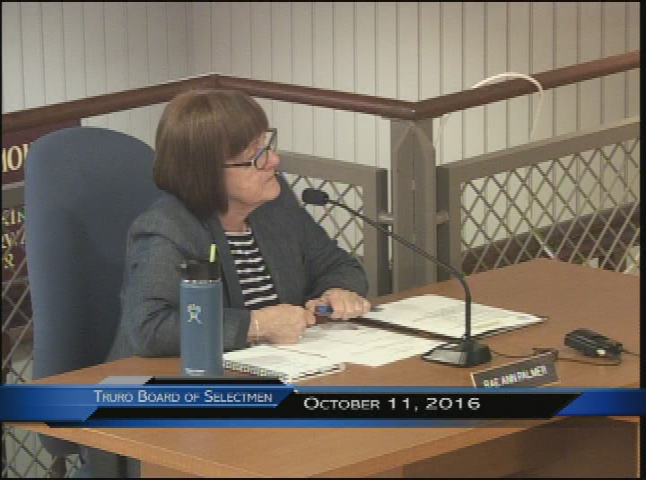 Thumbnail image for Truro Board of Selectmen 10-11-2016