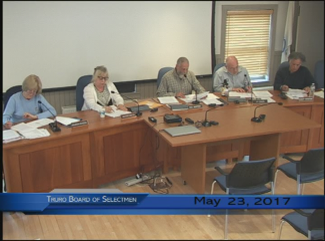 Thumbnail image for Truro Board of Selectmen 5-23-2017
