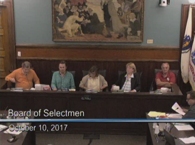 Thumbnail image for Provincetown Board of Selectmen 10-10-2017