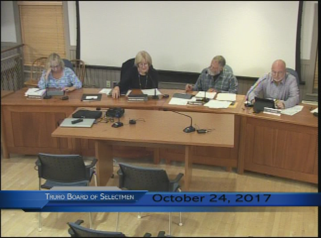 Thumbnail image for Truro Board of Selectmen 10-24-2017