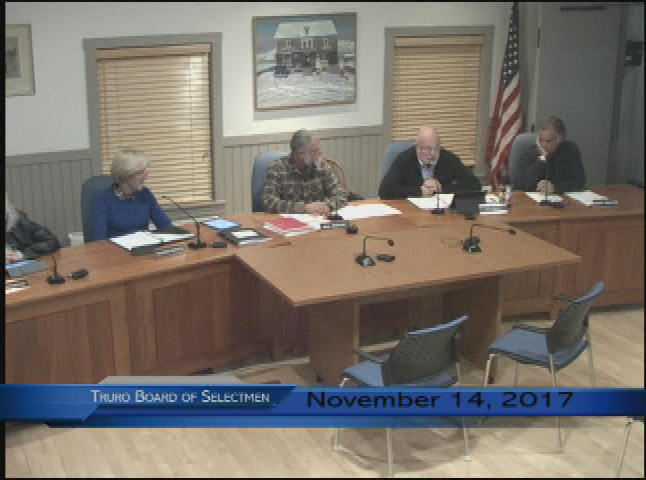 Thumbnail image for Truro Board of Selectmen 11-14-2017