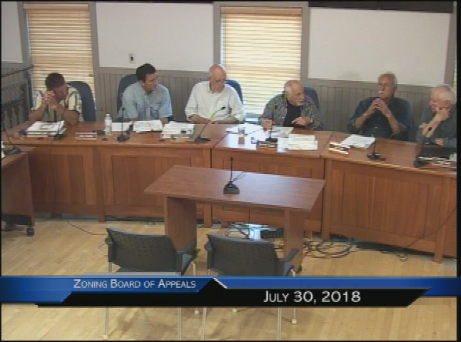 Thumbnail image for Zoning Board of Appeals 7-30-2018
