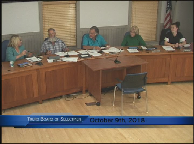 Thumbnail image for Truro Board of Selectmen 10-9-2018