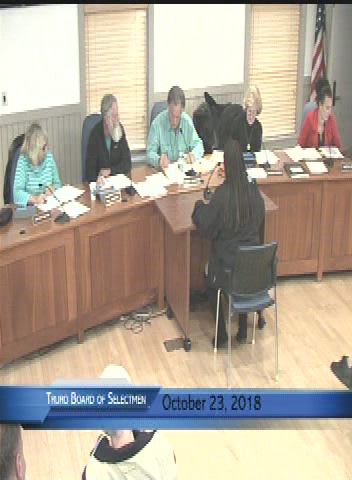 Thumbnail image for Truro Board of Selectmen 10-23-2018 Part 2