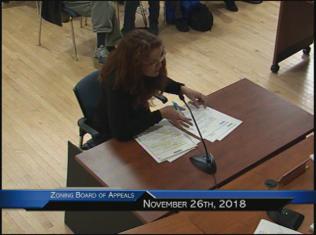 Thumbnail image for Zoning Board of Appeals 11-26-2018