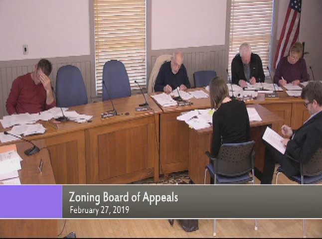 Thumbnail image for Zoning Board of Appeals 3-25-2019