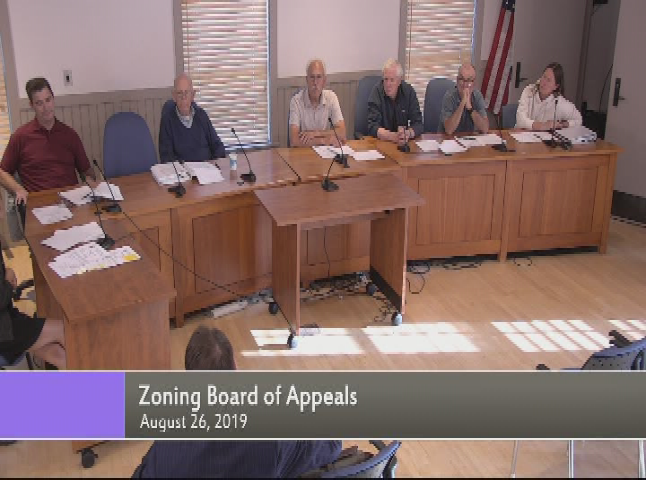 Thumbnail image for Zoning Board of Appeals 8-26-2019