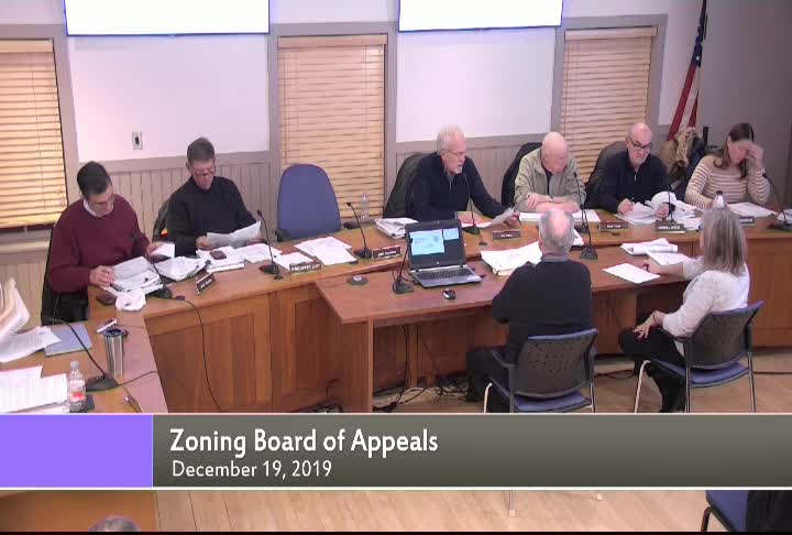 Thumbnail image for Zoning Board of Appeals 12-19-19