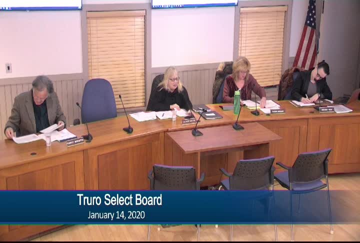 Thumbnail image for Truro Board of Selectmen 1-14-20