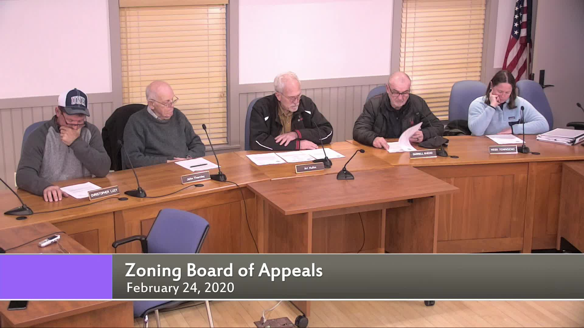 Thumbnail image for Zoning Board of Appeals 2-25-2020