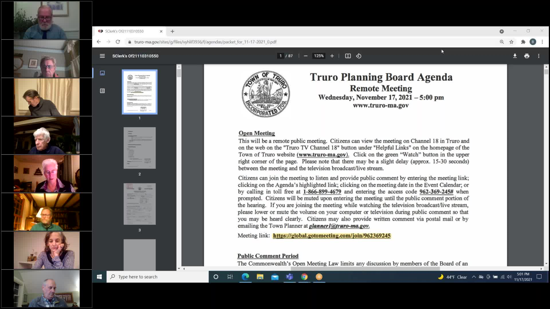 Thumbnail image for Planning Board 11-17-2021