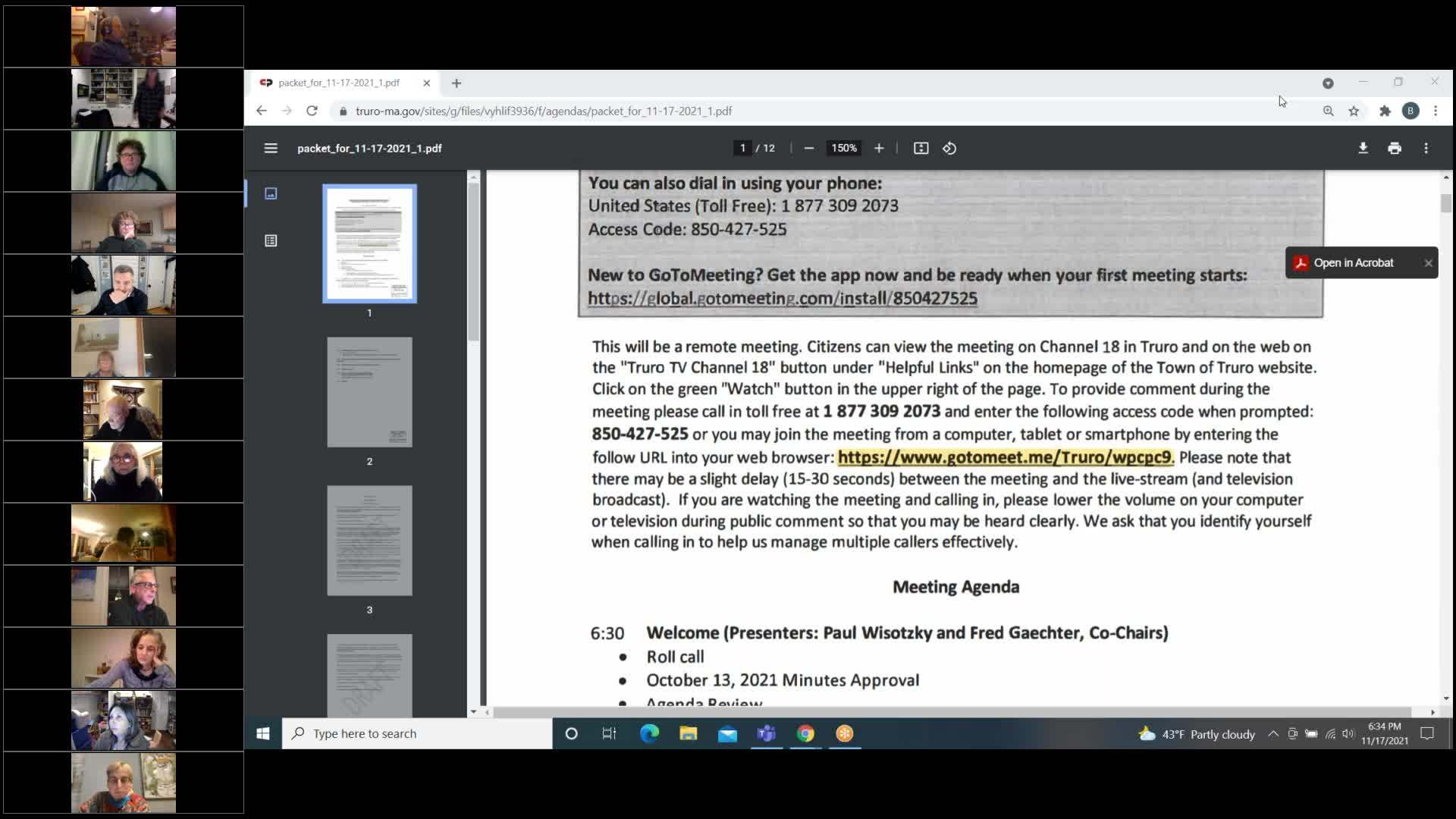 Thumbnail image for Walsh Property Committee 11-17-2021