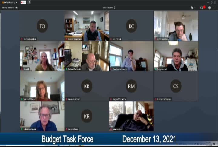 Thumbnail image for Budget Task Force 12-13-2021