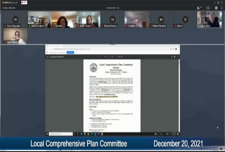 Thumbnail image for Local Comprehensive Plan Committee 12-20-2021