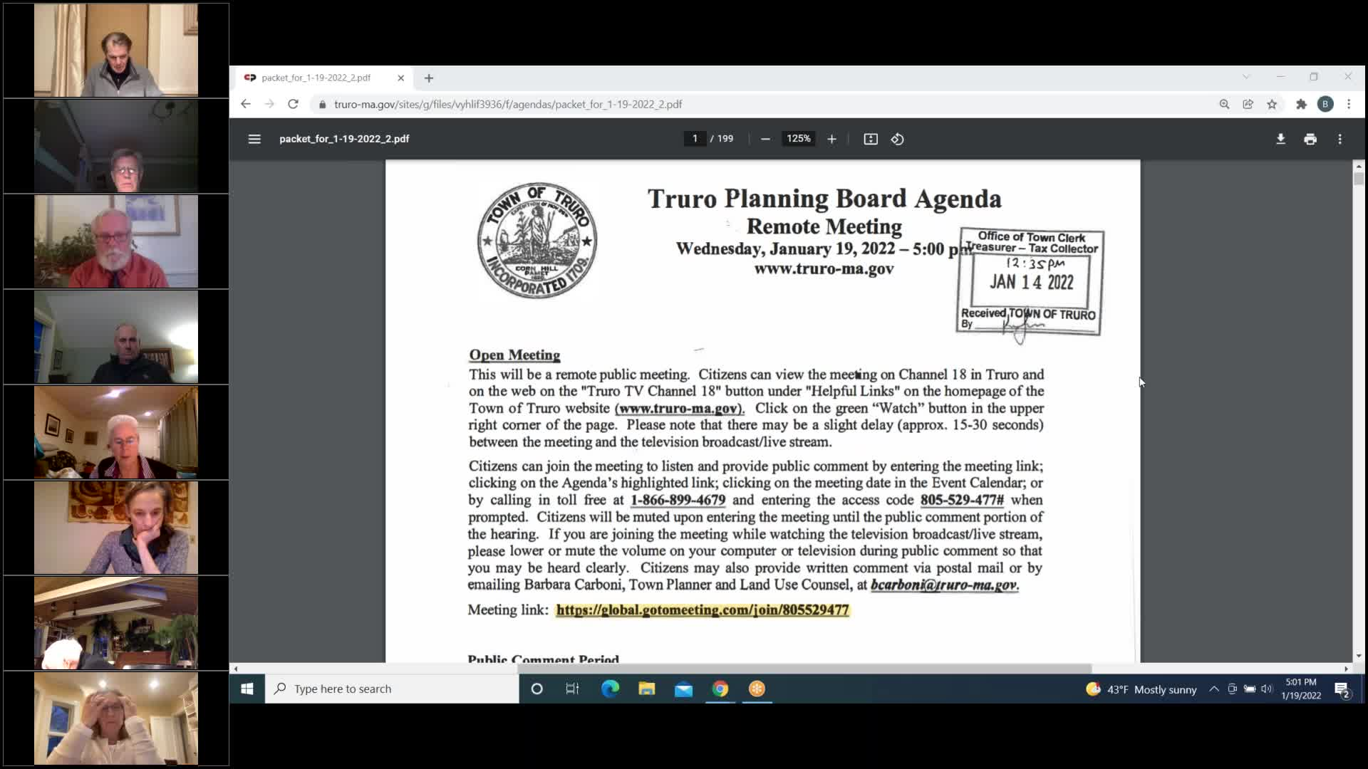 Thumbnail image for Planning Board 1-19-2022