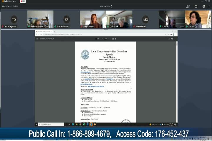 Thumbnail image for Local Comprehensive Plan Committee 4-11-2022