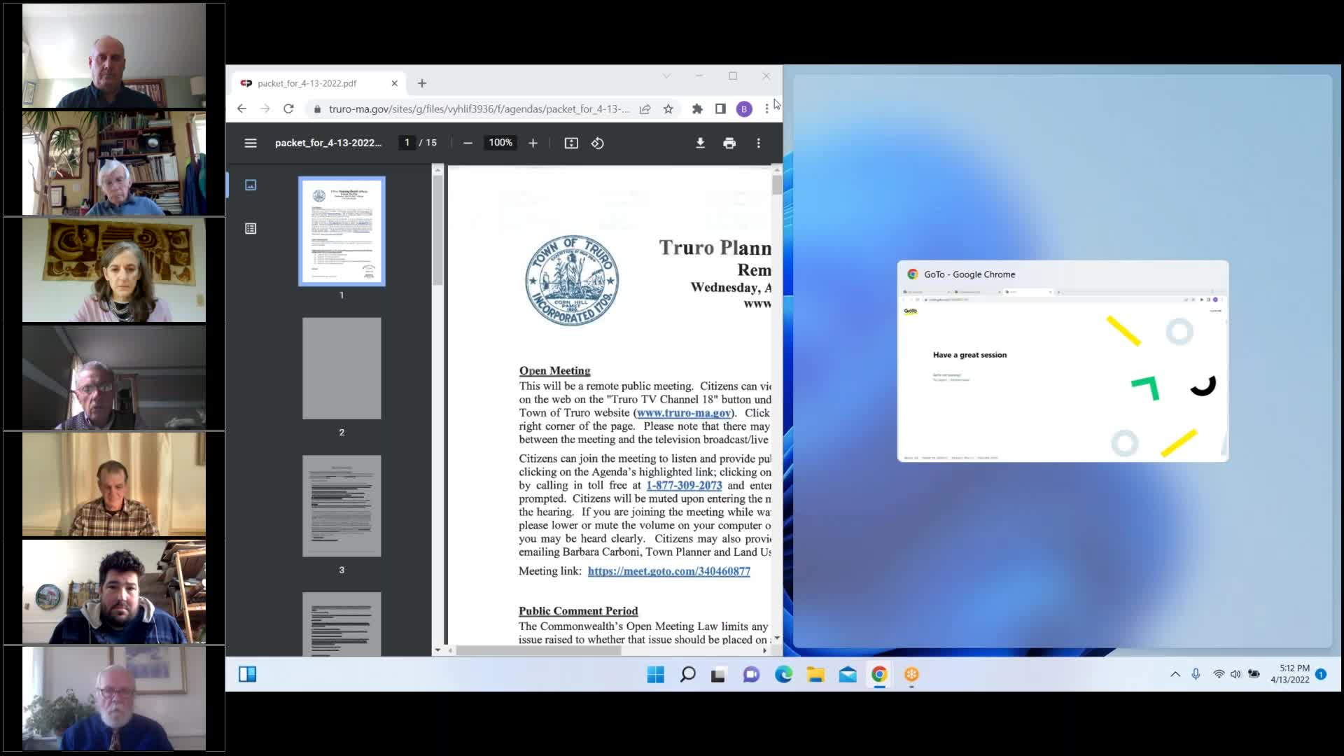 Thumbnail image for Planning Board 4-13-2022