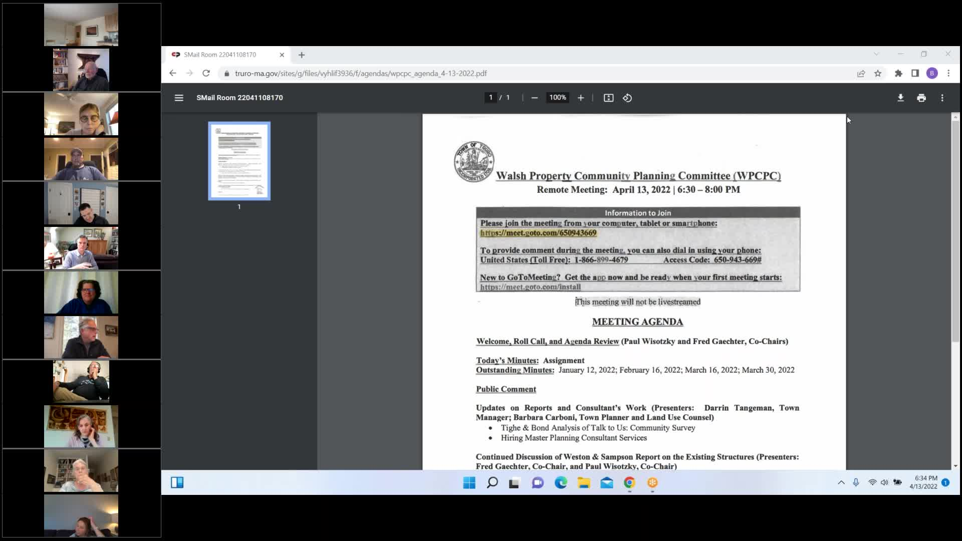 Thumbnail image for Walsh Property Committee 4-13-2022