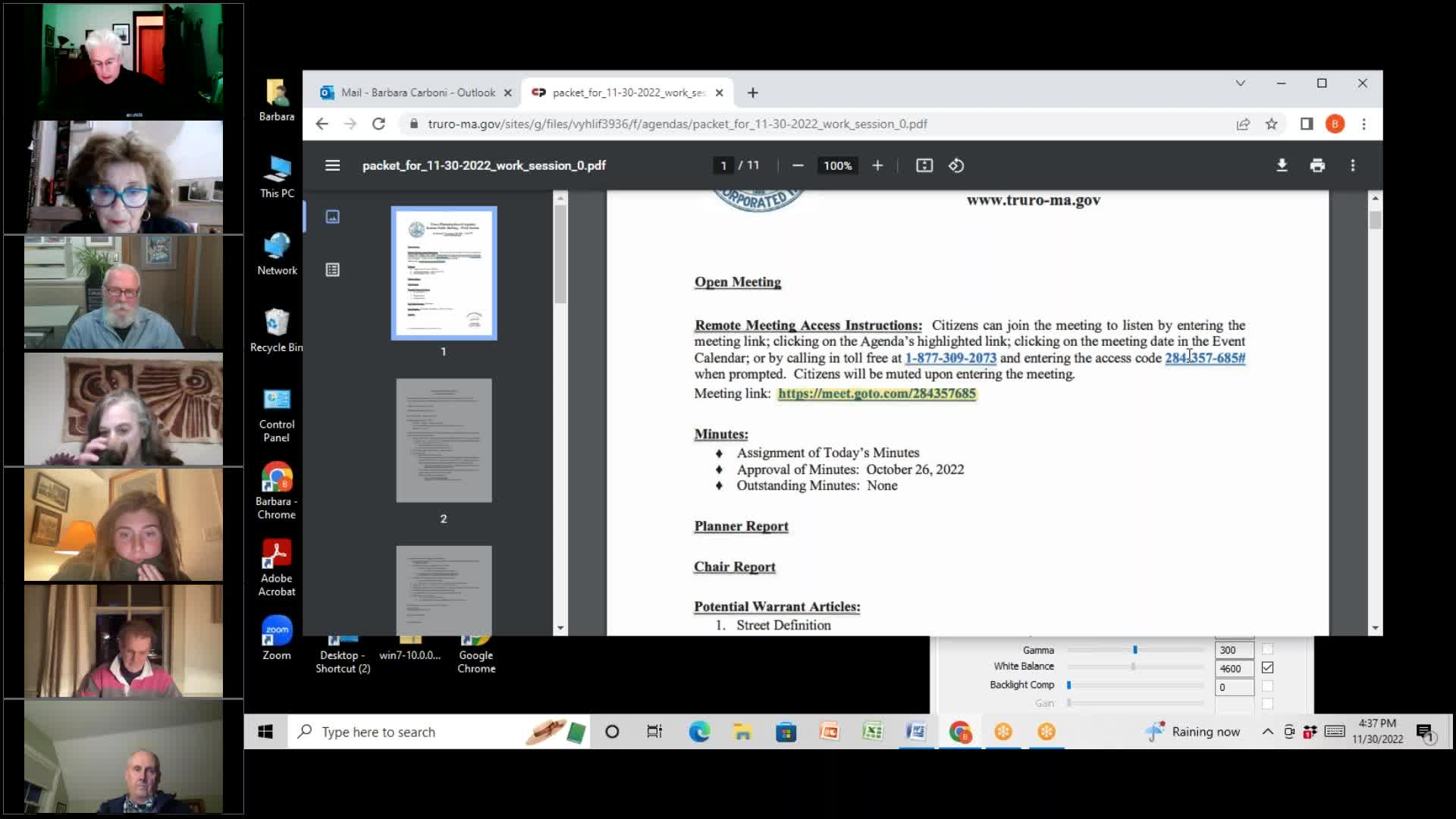 Thumbnail image for Planning Board 11-30-2022