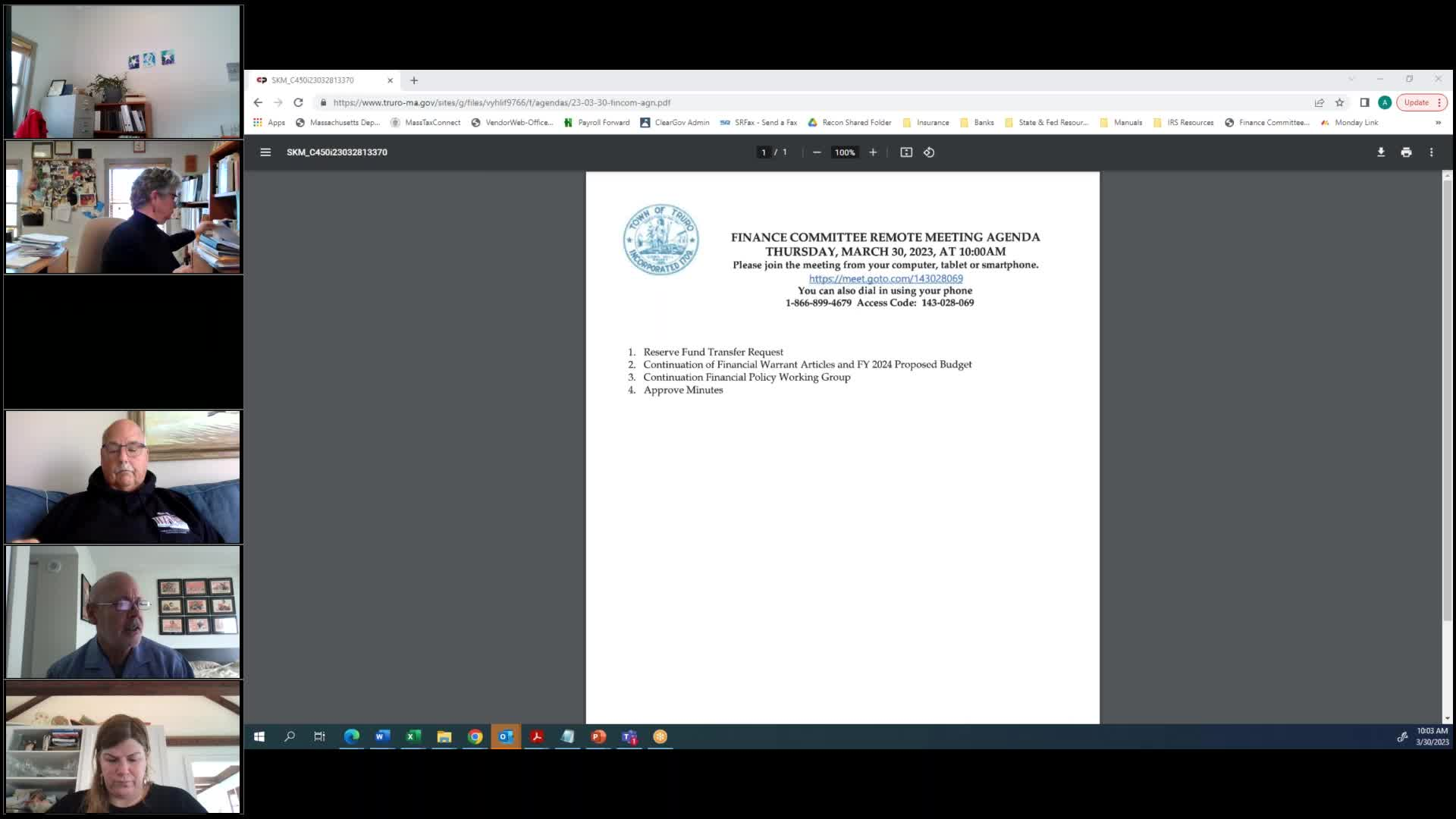 Thumbnail image for Finance Committee 3-30-2023