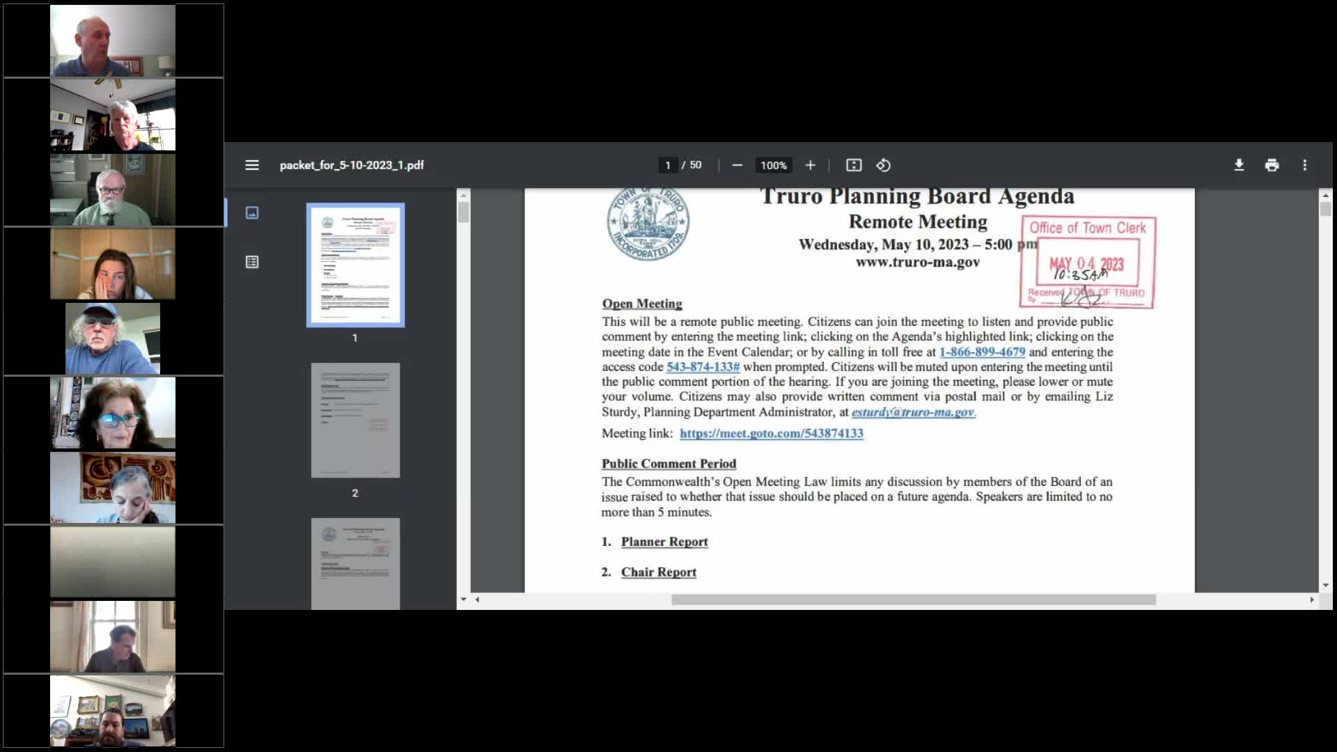 Thumbnail image for Planning Board 5-10-2023