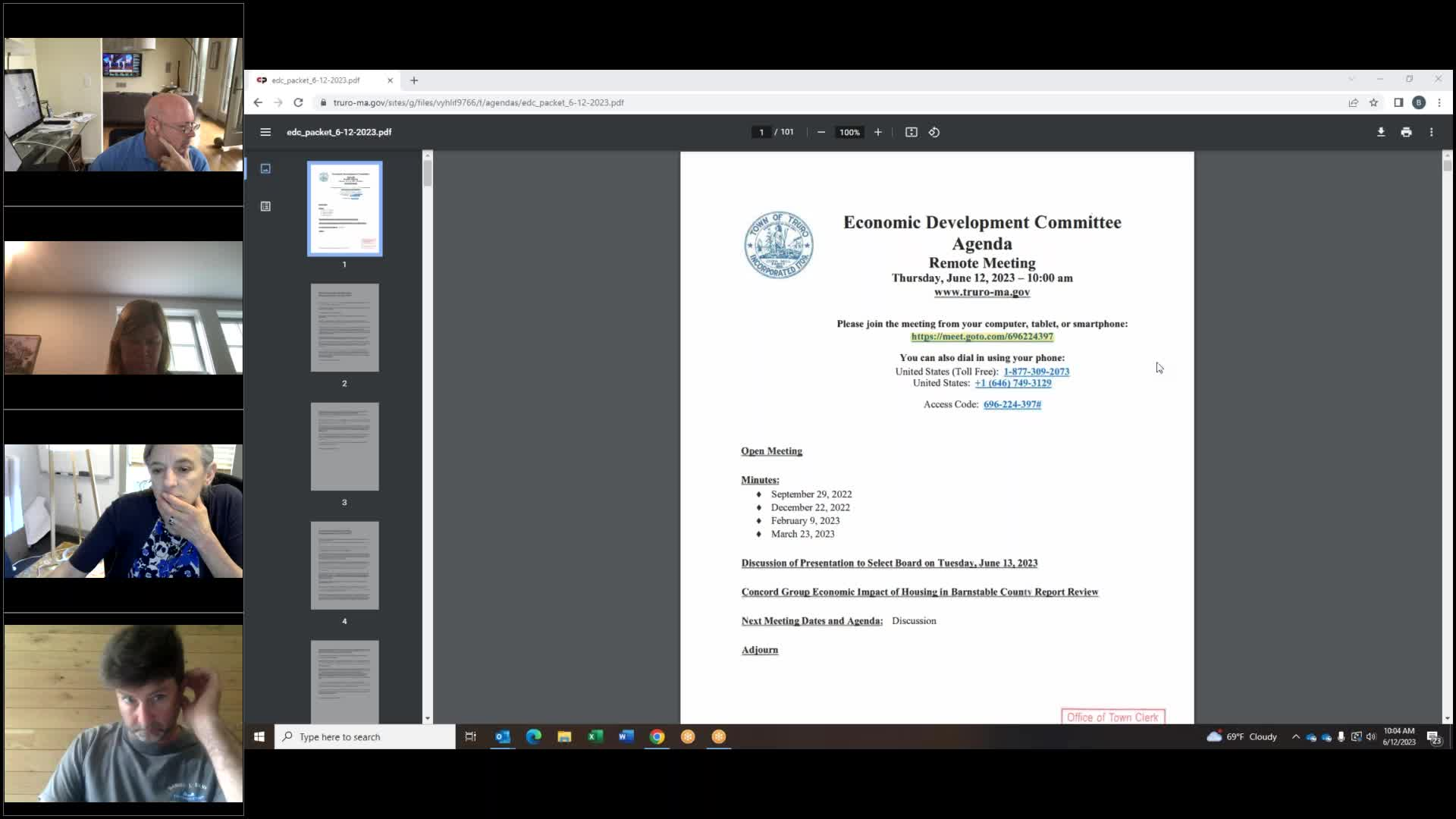 Thumbnail image for Economic Development Committee 6-12-2023