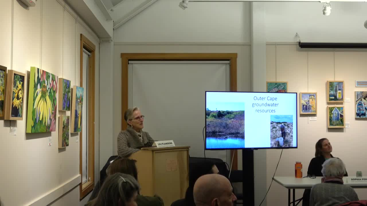 Thumbnail image for Outer Cape Water Sources with the Truro Climate Action Committee