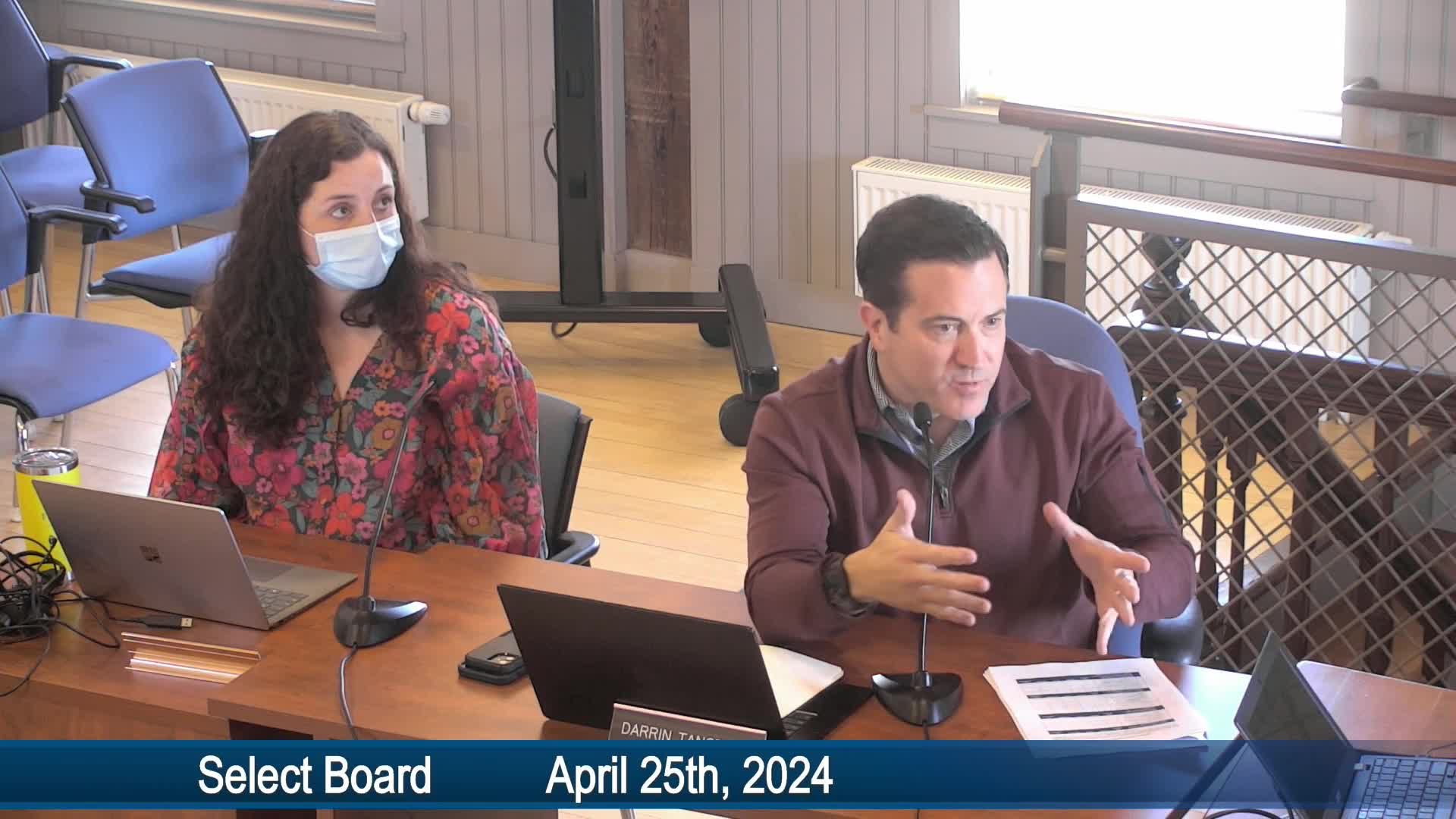 Thumbnail image for Select Board Work Session 4-25-2024